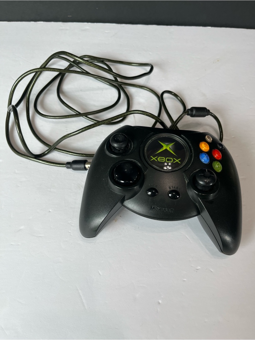 Xbox Wired Controller - Black with Colored Action Buttons